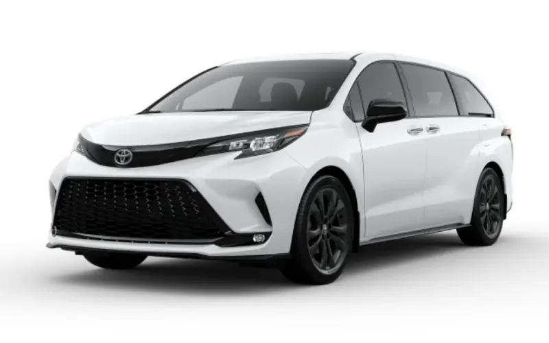 Toyota Sienna 7 passenger minivan rental in Las Terrenas